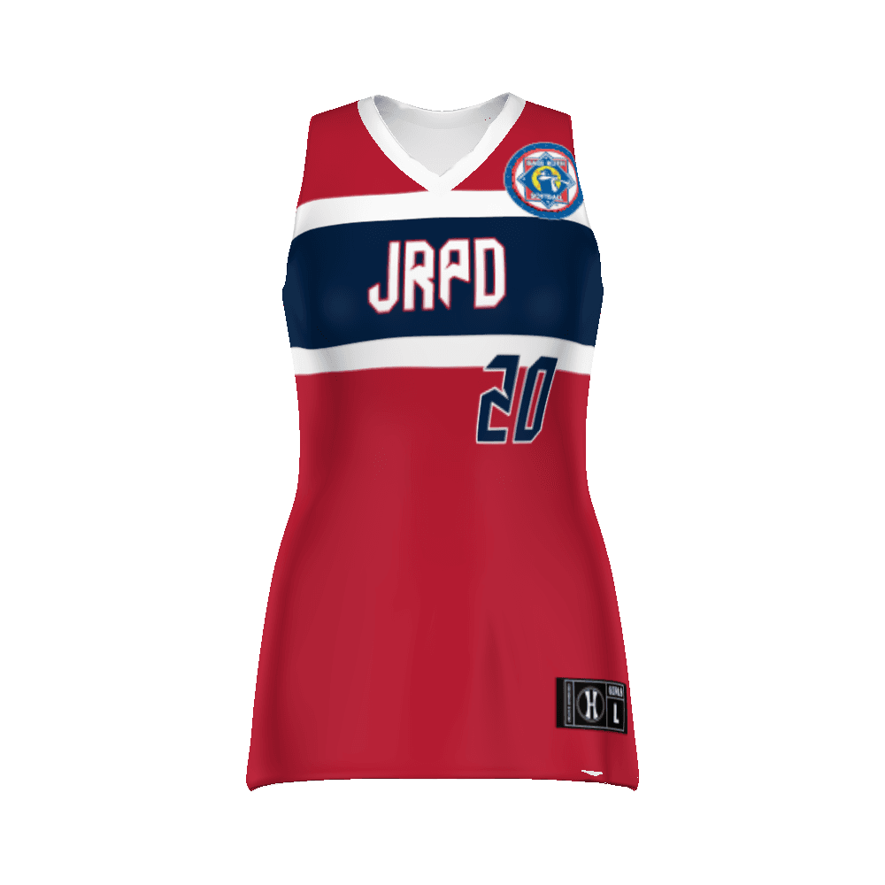 Babe Ruth Girls FreeStyle Sublimated Lightweight Sleeveless Softball Jersey — image 1 of 1