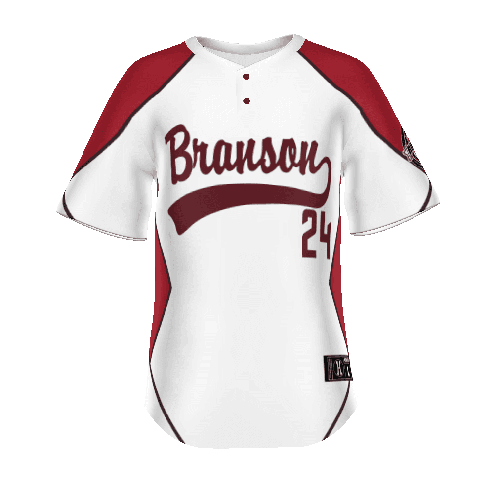 Babe Ruth Youth FreeStyle Sublimated Lightweight Two-Button Baseball Jersey — image 1 of 1