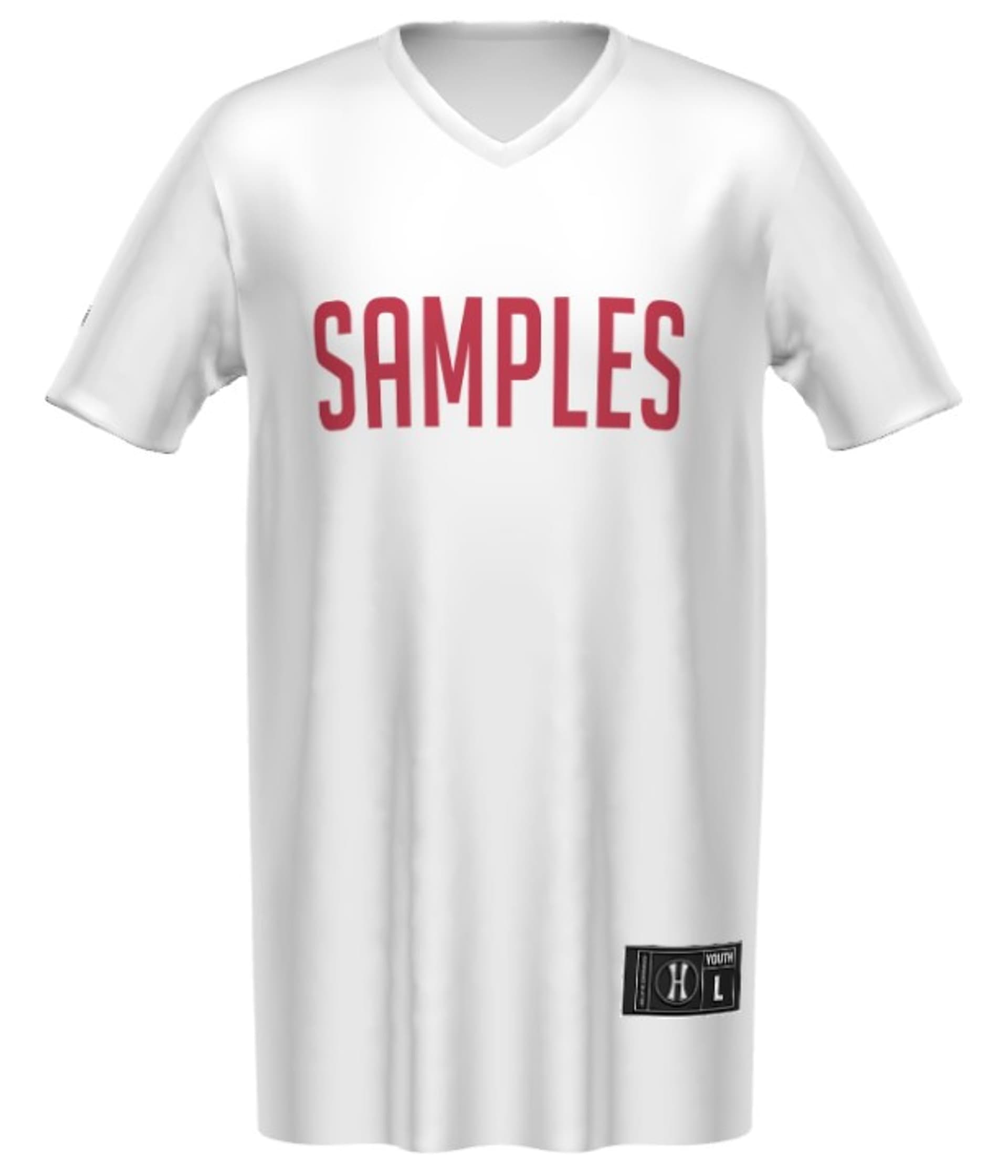 Youth FreeStyle Sublimated Lightweight Reversible V-Neck Baseball Jersey — image 1 of 2