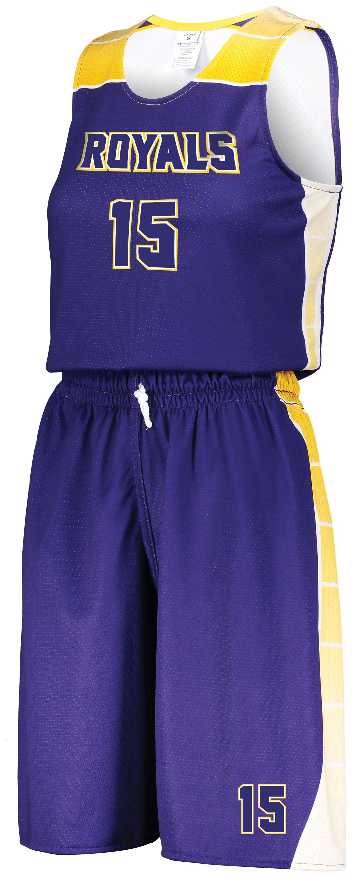 Ladies FreeStyle Sublimated Reversible Basketball Jersey — view 2