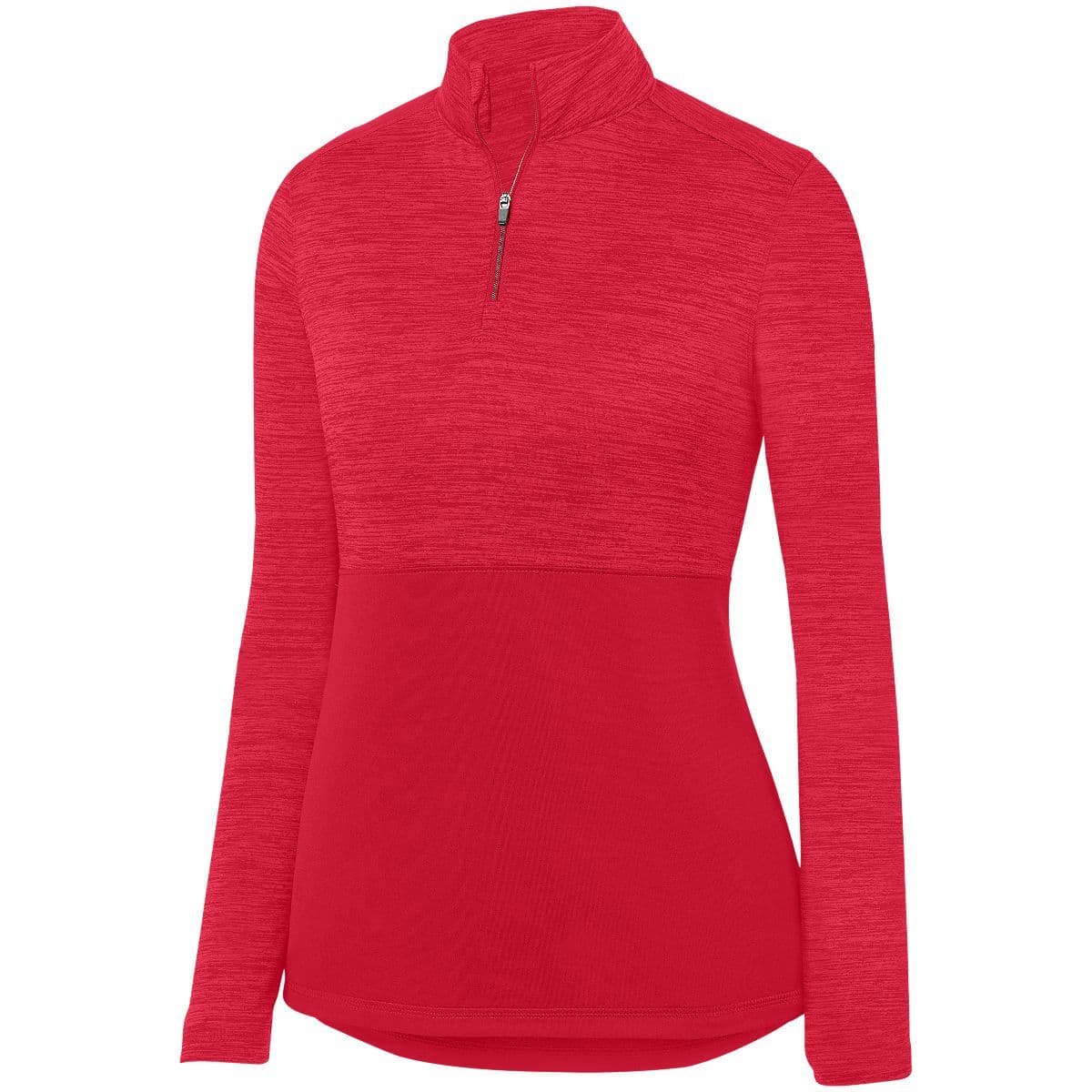 Ladies Shadow Tonal Heather 1/4 Zip Pullover — image 1 of 5
