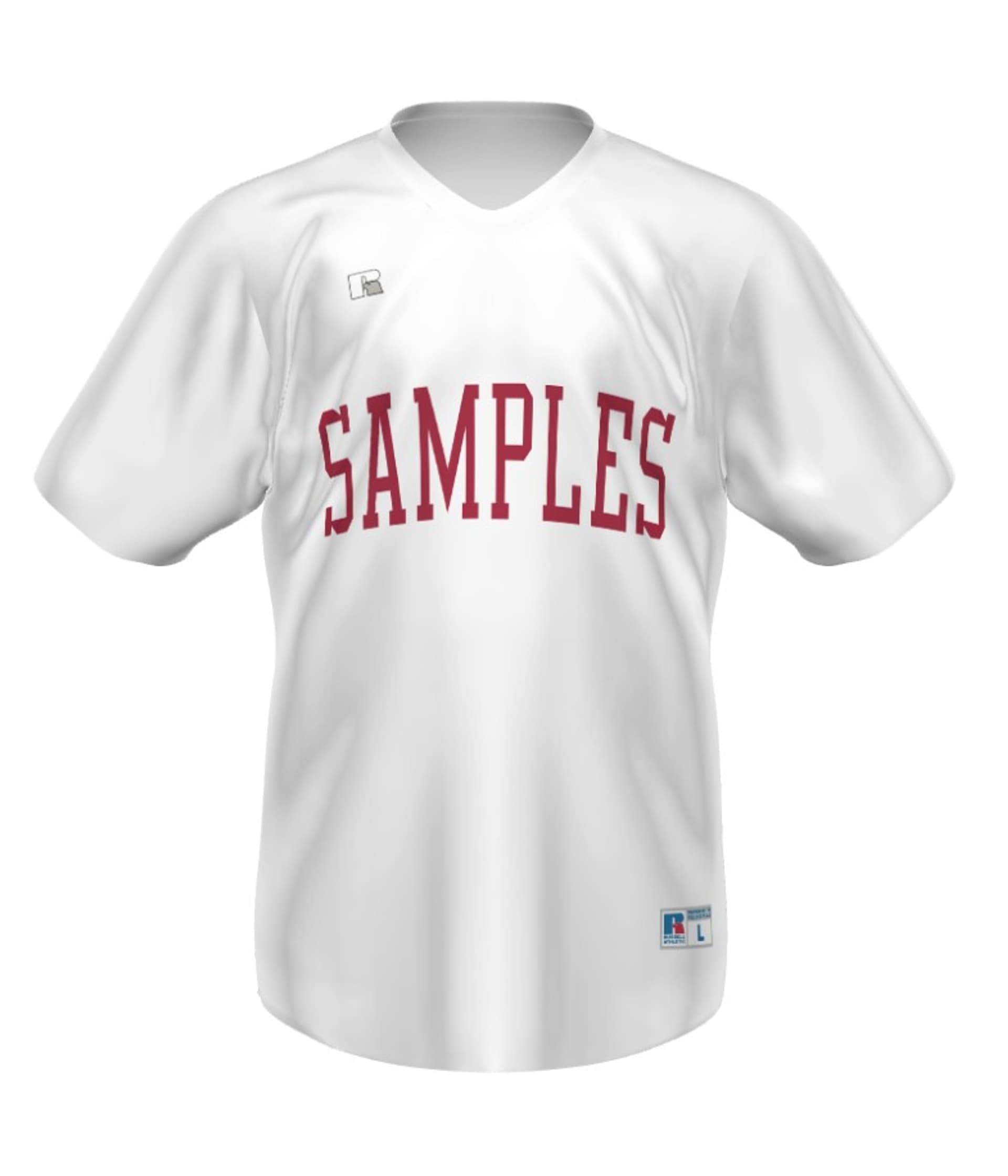 FreeStyle Sublimated V-Neck Baseball Jersey — image 1 of 3