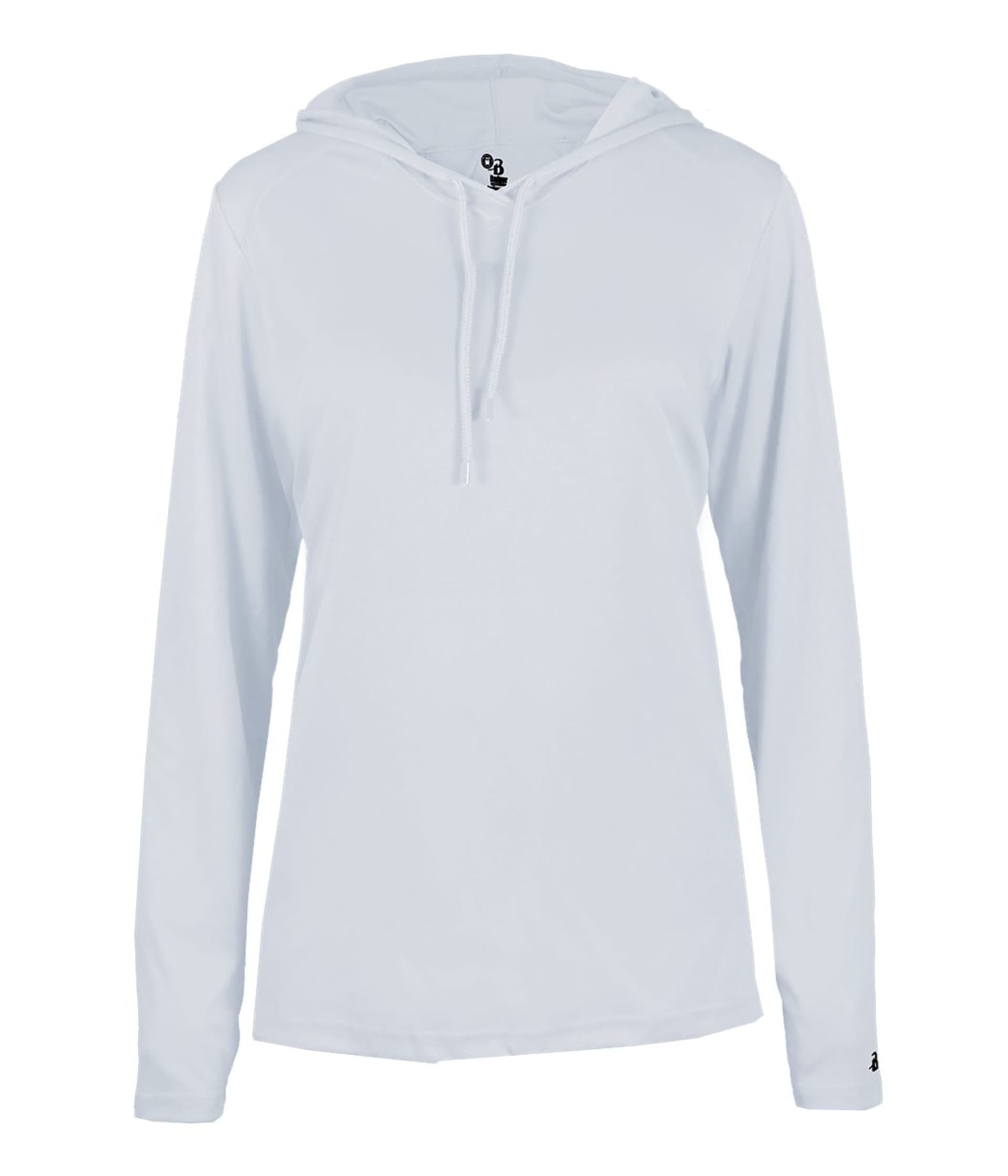 LADIES B-CORE LONG SLEEVE HOODIE — view 8