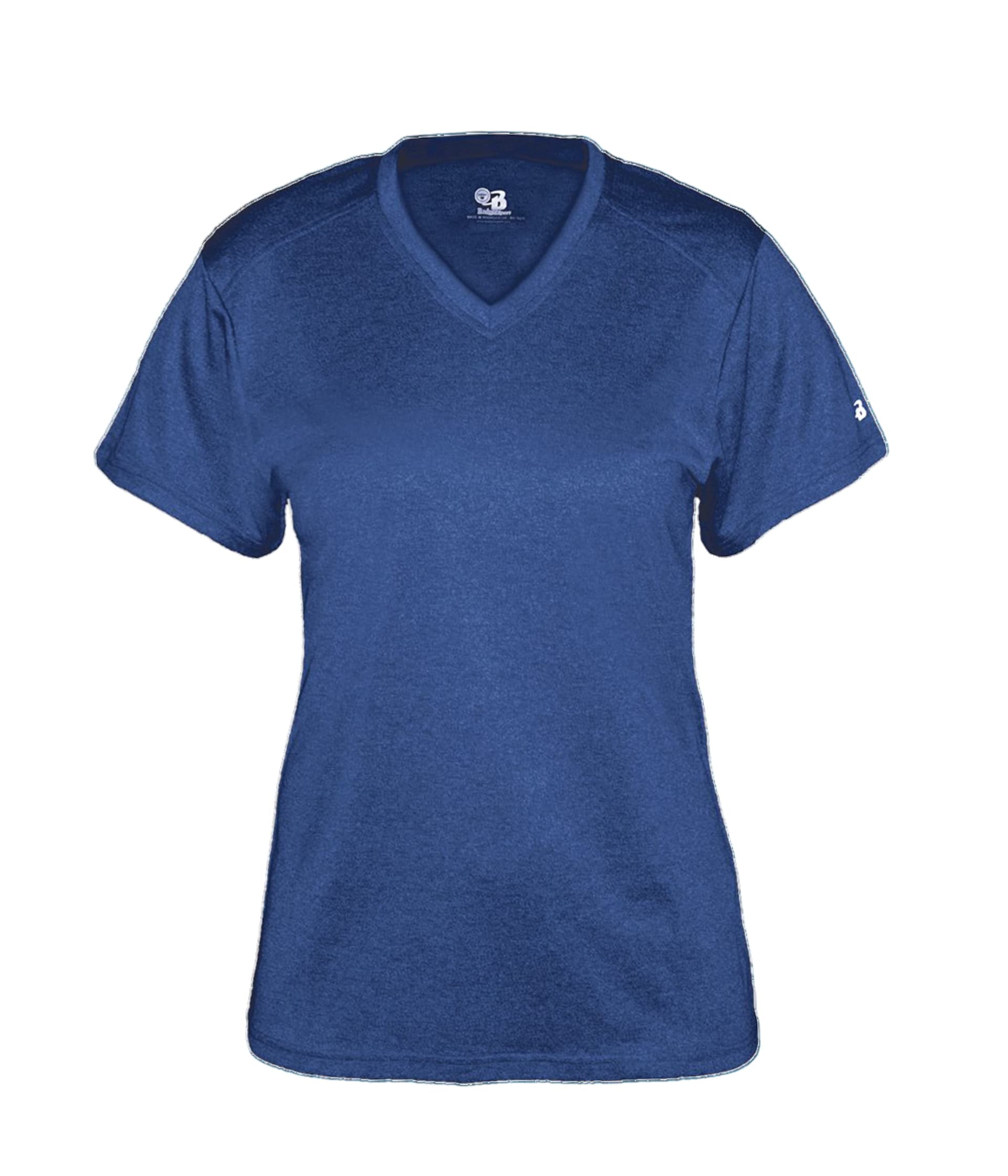 PRO HEATHER LADIES' V-NECK TEE — view 3