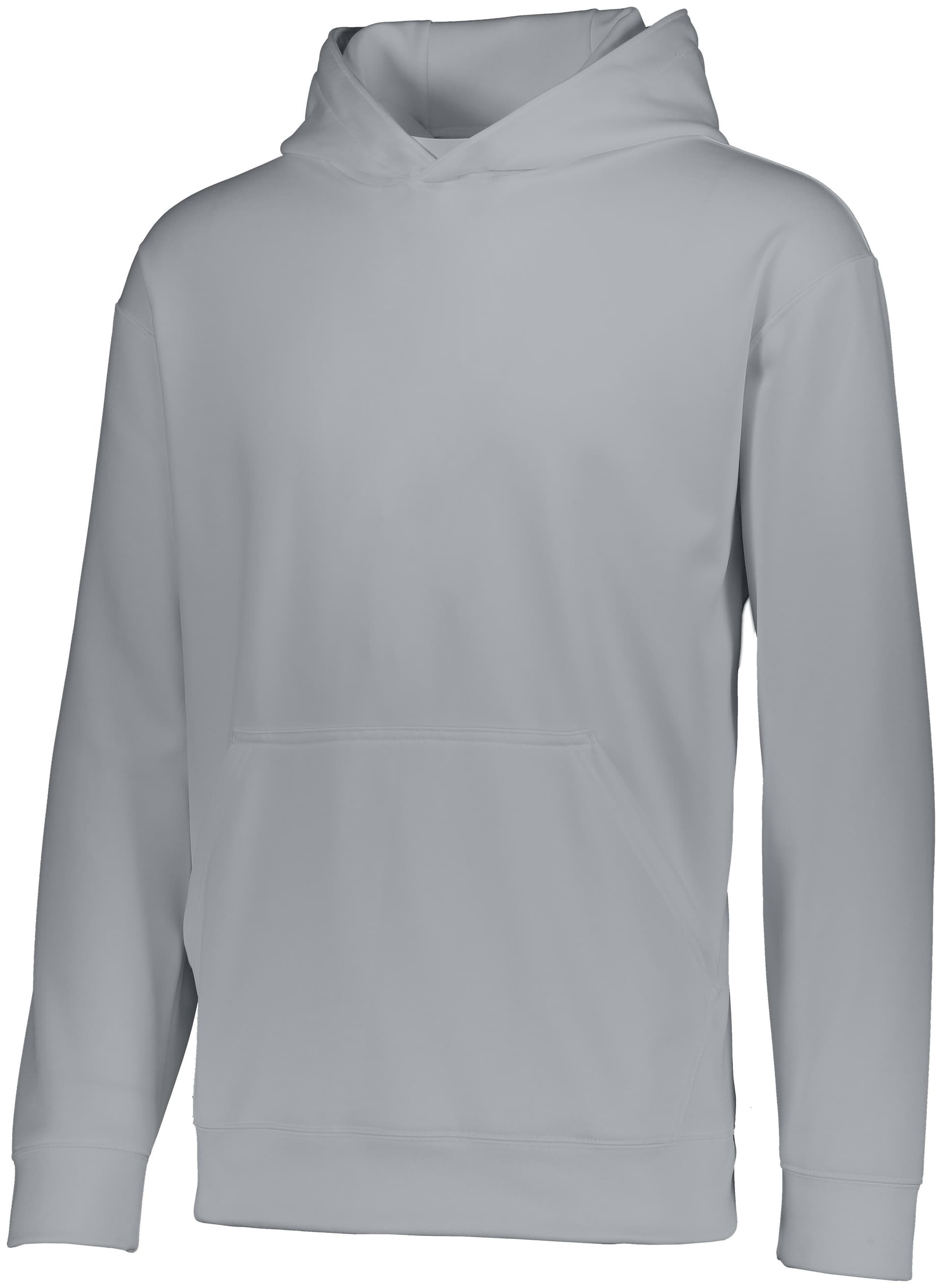 Youth Wicking  Fleece Hoodie — view 9
