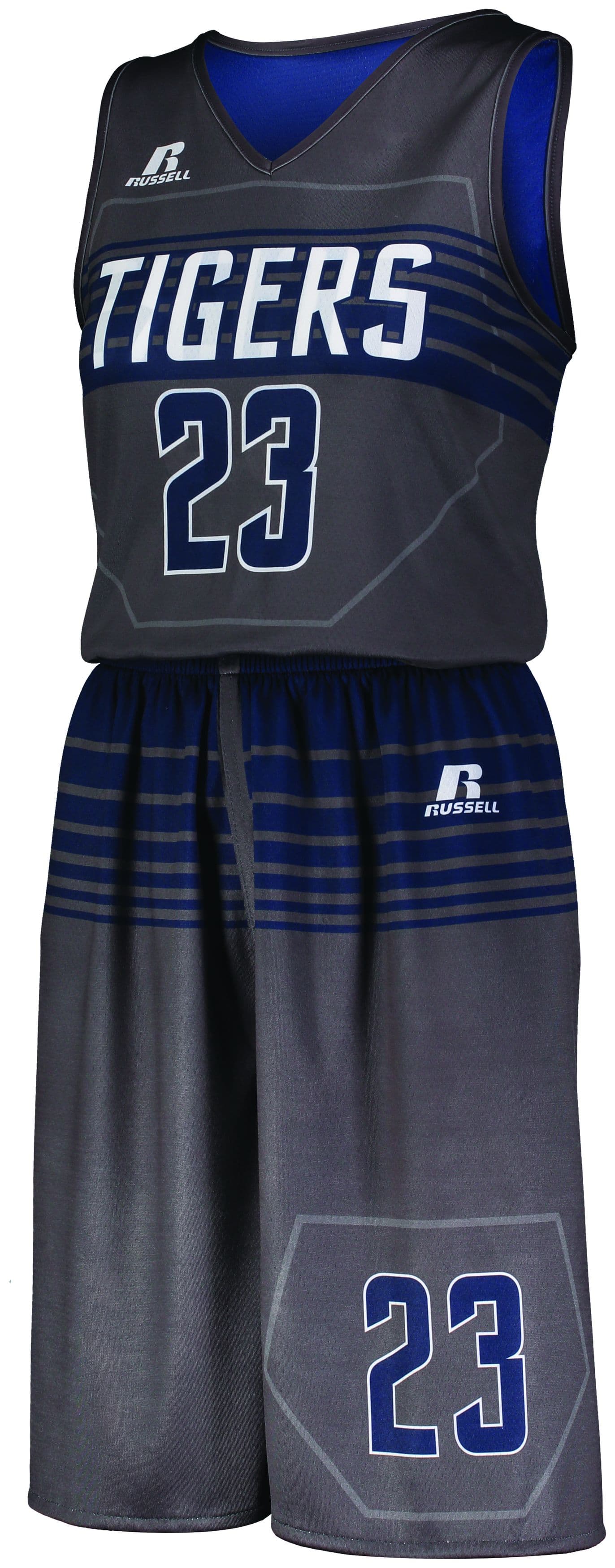 Ladies Freestyle Sublimated Dynaspeed Reversible Basketball Shorts — image 1 of 3