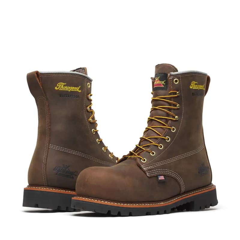 American Legacy Series 8” Crazyhorse Nano Toe Waterproof Work Boot — image 1 of 1