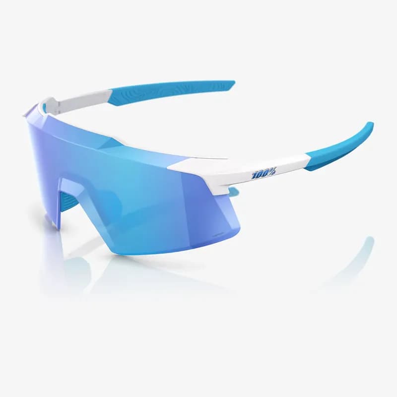 Matte White - Blue Mirror Lens — image 1 of 1