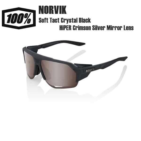 NORVIK™ - Soft Tact Crystal Black - HiPER® Crimson Silver Mirror Lens — image 1 of 1