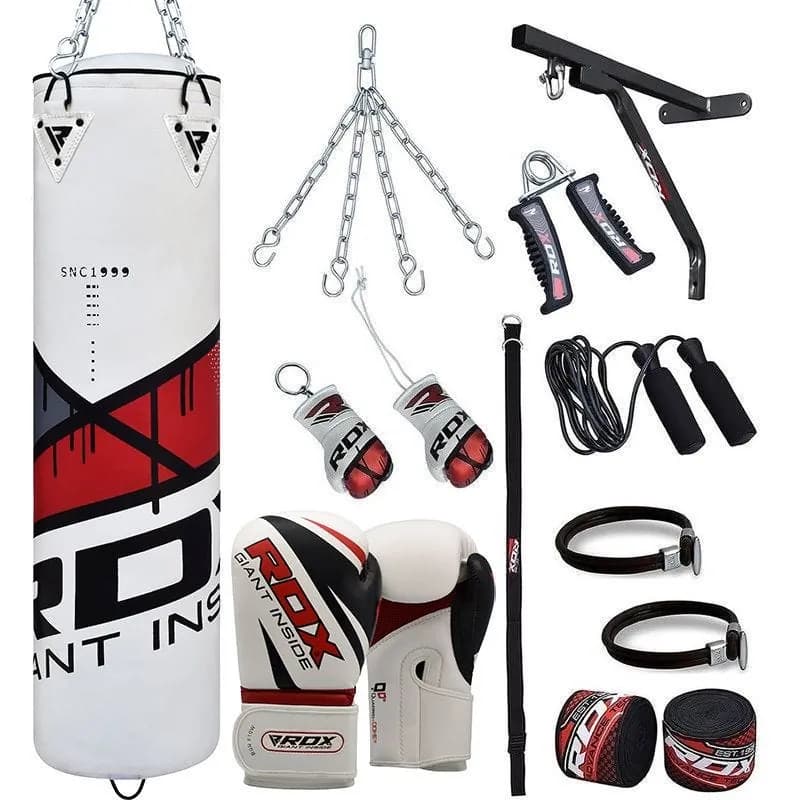 F7 Ego 4ft / 5ft 17-in-1 Heavy Boxing Punch Bag & Gloves Set — image 1 of 1