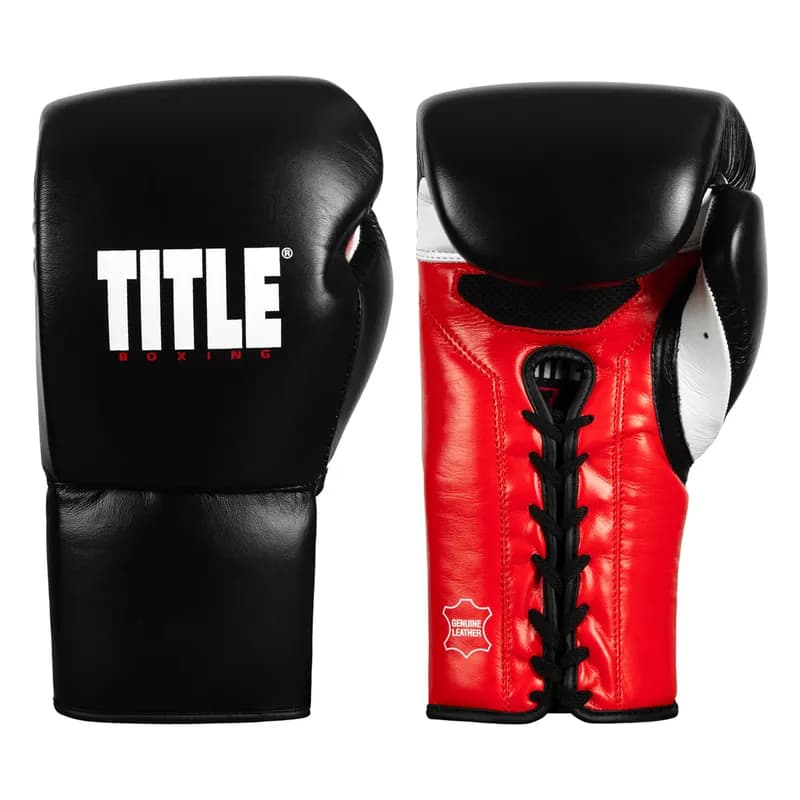 Gel Generation Leather Lace Sparring Boxing Gloves — image 1 of 1