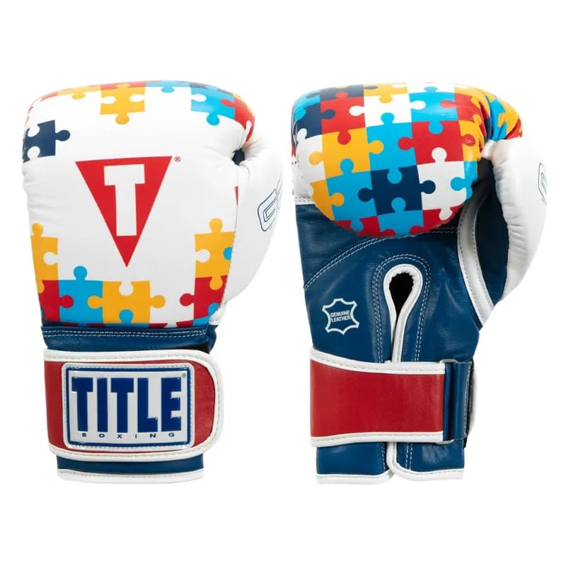 Gel World V2T Limited Edition Autism Awareness Bag Boxing Gloves — image 1 of 1