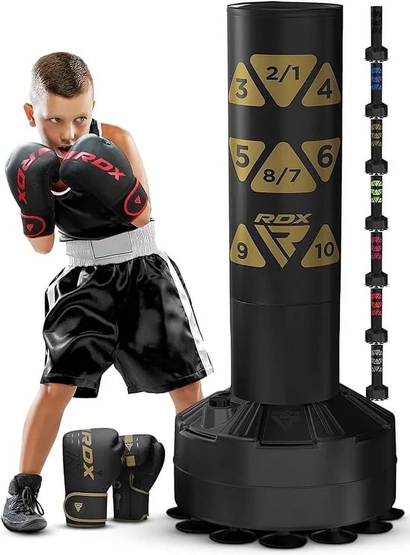 RDX Kt Ronin 4ft Kids Free Standing Punch Bag With Gloves For Training & Workout Set — image 1 of 1
