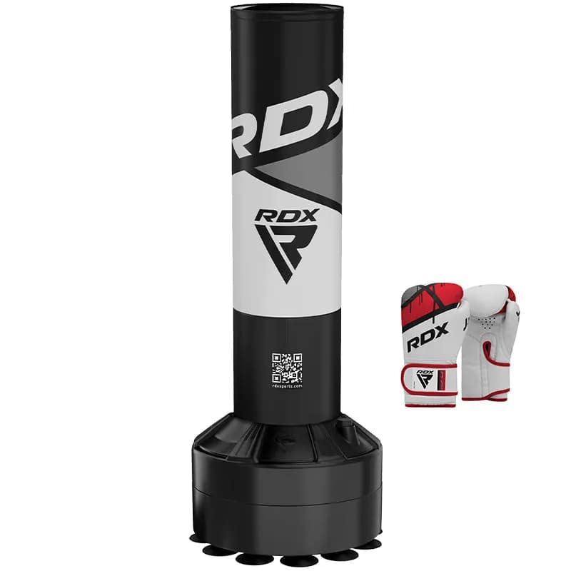 RDX R8 4ft Kids Free Standing Punch Bag Grey With Gloves For Training & Workout Set — image 1 of 1