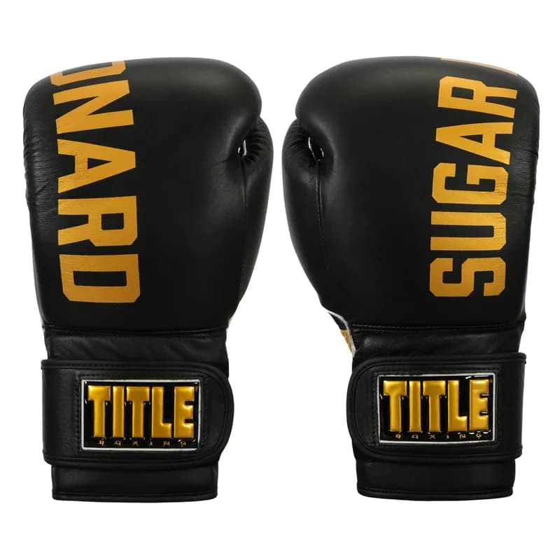 Sugar Ray Leonard Leather Bag Boxing Gloves — image 1 of 1