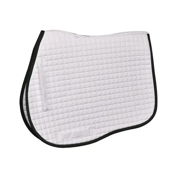 Coolmax Jumper All-Purpose Saddle Pad - White/Hunter — image 1 of 1