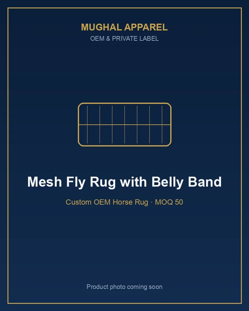 Mesh Fly Rug with Belly Band