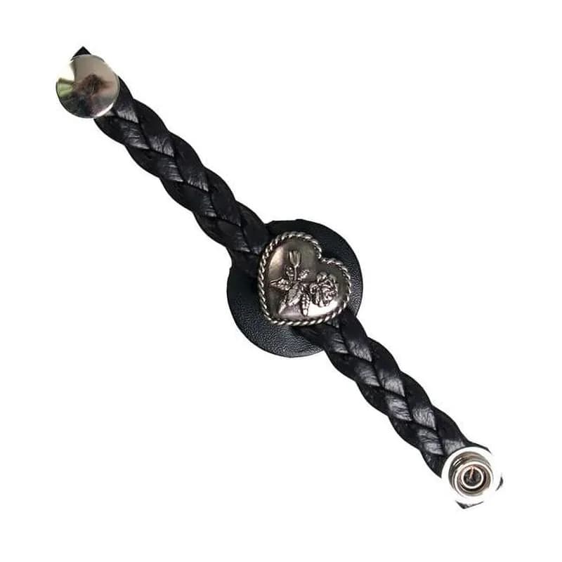 Braided Heart with Rose Vest Extender — image 1 of 1