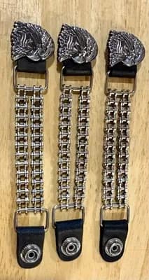 Eagle Head Motorcycle Biker Vest Extender - 4 Inch — image 1 of 1
