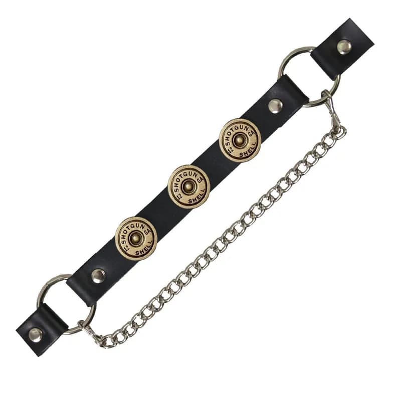 Hot Leathers BNL1024 12 Gauge Shell Medallion Boot Chain for Motorcycle Boots — image 1 of 1