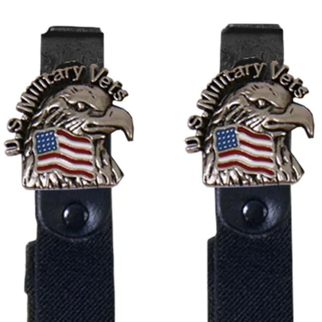 Hot Leathers BUA2024 US Military Vets Eagle Motorcycle Riding Pant Bungees — image 1 of 1