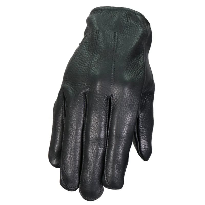 Hot Leathers GVD1014 Black Unlined Deerskin Driving Leather Gloves — image 1 of 1