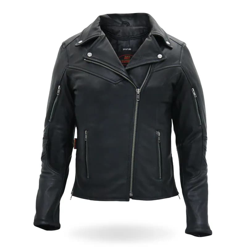 Hot Leathers JKL1029 Ladies Leather Carry Conceal Jacket with Vents and Side Zippers — image 1 of 1