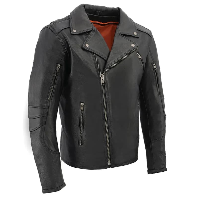 Wesley Leather Denim Chore Jacket — image 1 of 1