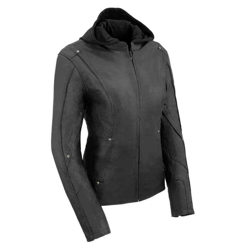 Addison Leather Denim Jacket — image 1 of 1