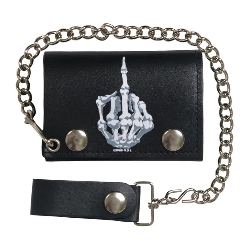 Skeleton Finger Tri-Fold Wallet — image 1 of 1