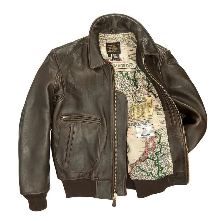 Classic "Raider" Jacket (Long) Z2129AML in Brown — image 1 of 1