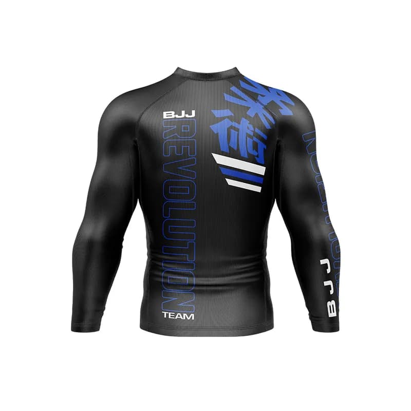 BJJ Revolution Adult Ranked Long Sleeve Rashguard — image 1 of 1