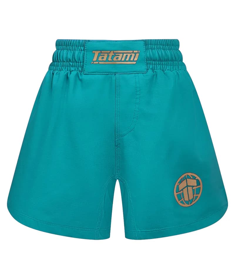 Kids Pro Grappling Shorts - Teal — image 1 of 1