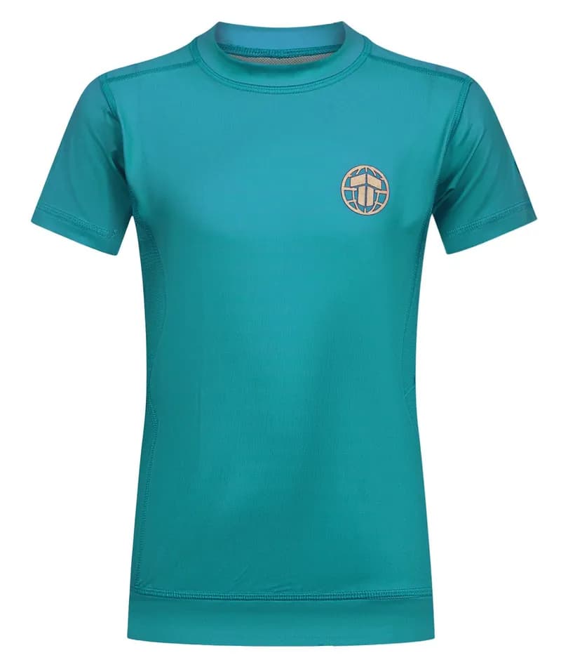 Kids Pro Rash Guard - Teal — image 1 of 1