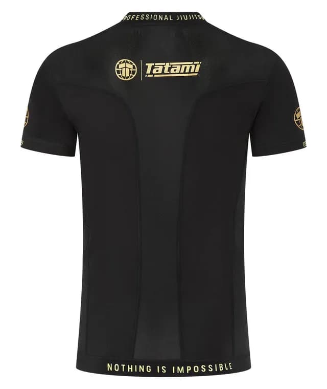 Ladies Pro Rash Guard - Black & Gold — image 1 of 1