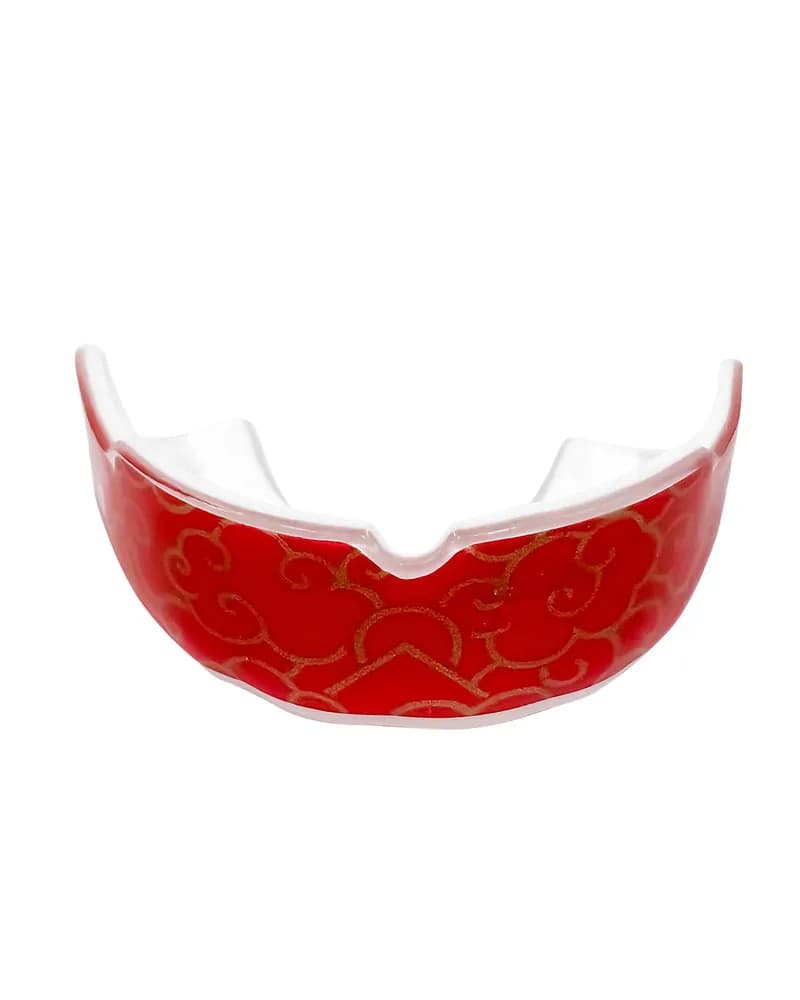 Quick Fit Mouth Guard with case – Red Gold Cloud — image 1 of 1