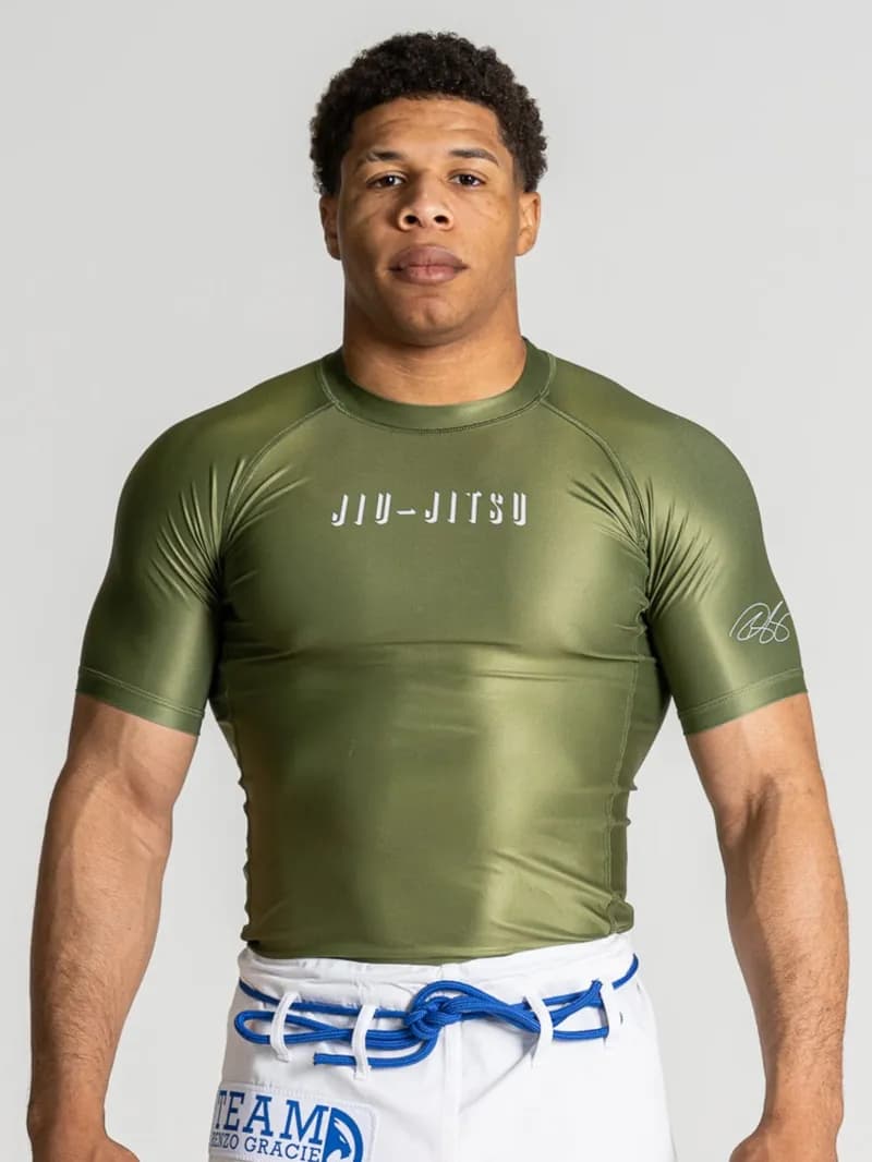 Short Sleeve Rashguard Olive — image 1 of 1