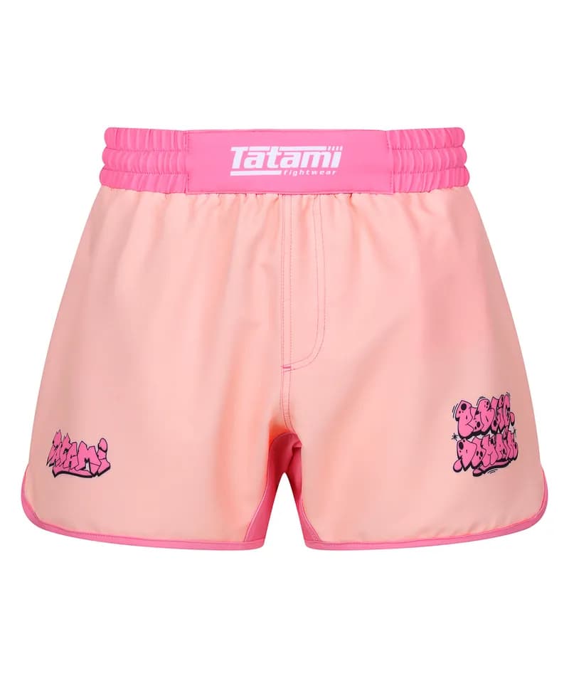 Tatami X Public Domain Papa Don't Peach Everyday High Cut Shorts — image 1 of 1