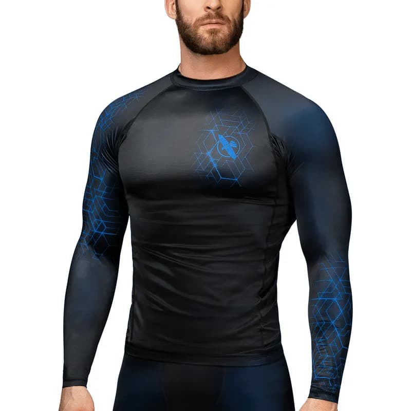 Geo Long Sleeve Rash Guard