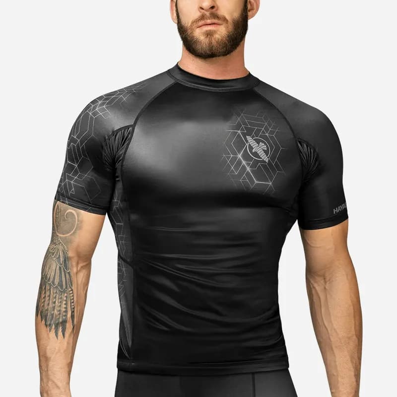 Geo Short Sleeve Rash Guard