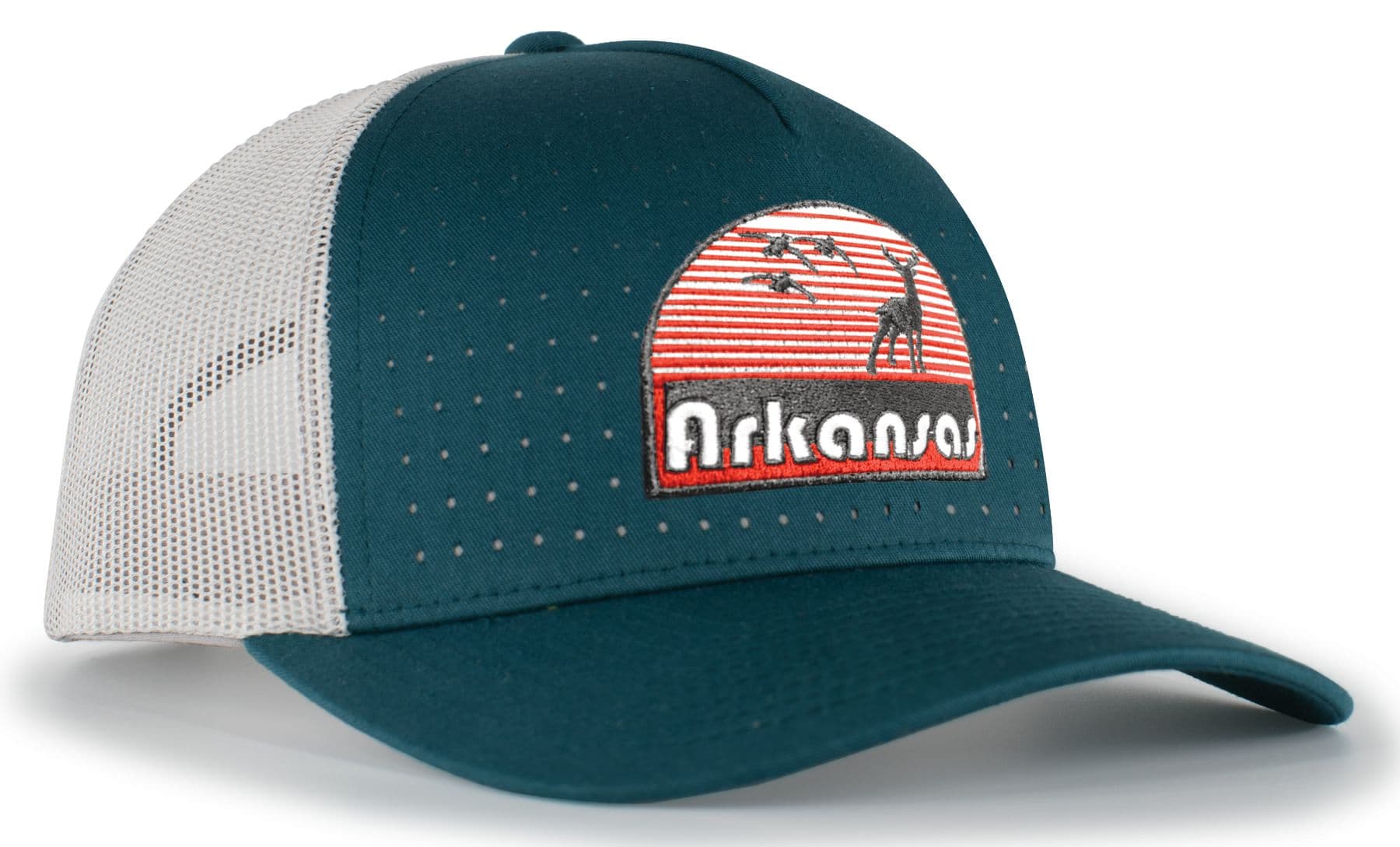 Perforated 5-Panel Trucker Snapback Cap — image 1 of 1