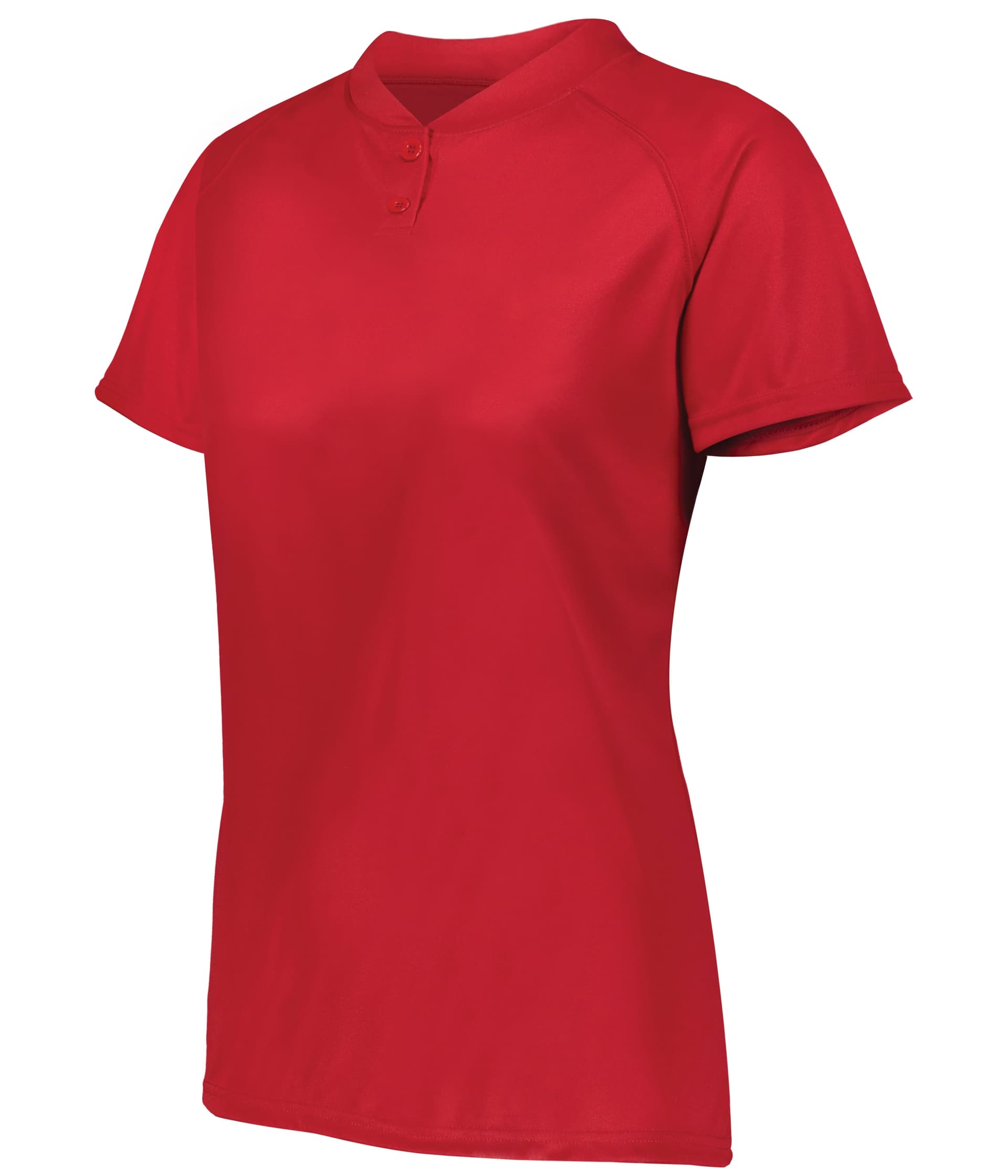 Ladies Attain Wicking Two-Button Softball Jersey — image 1 of 1