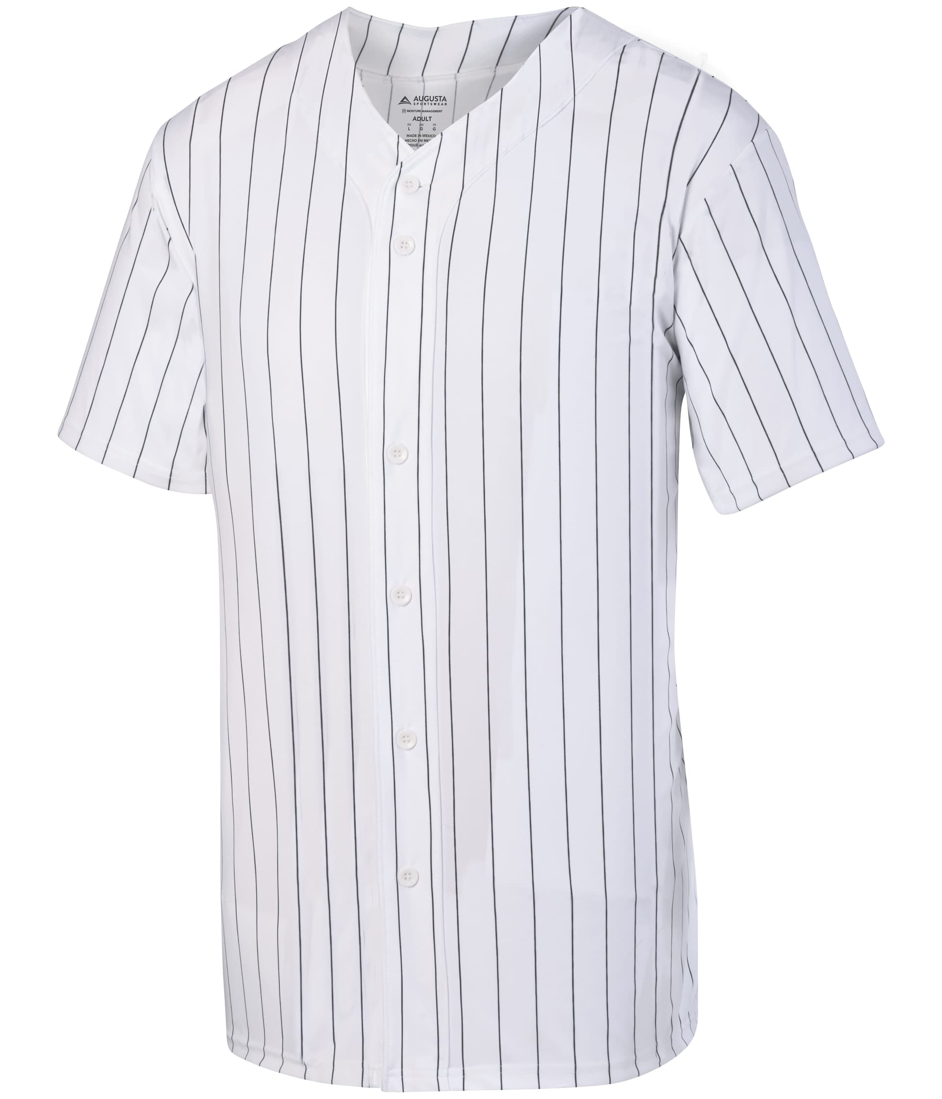 Pinstripe Full-Button Jersey — image 1 of 1