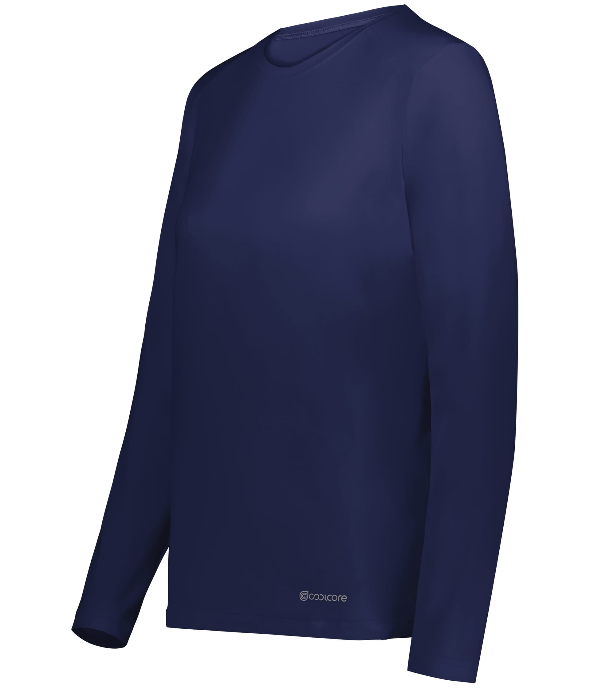 Ladies Essential Long Sleeve Tee Powered by Coolcore — image 1 of 1