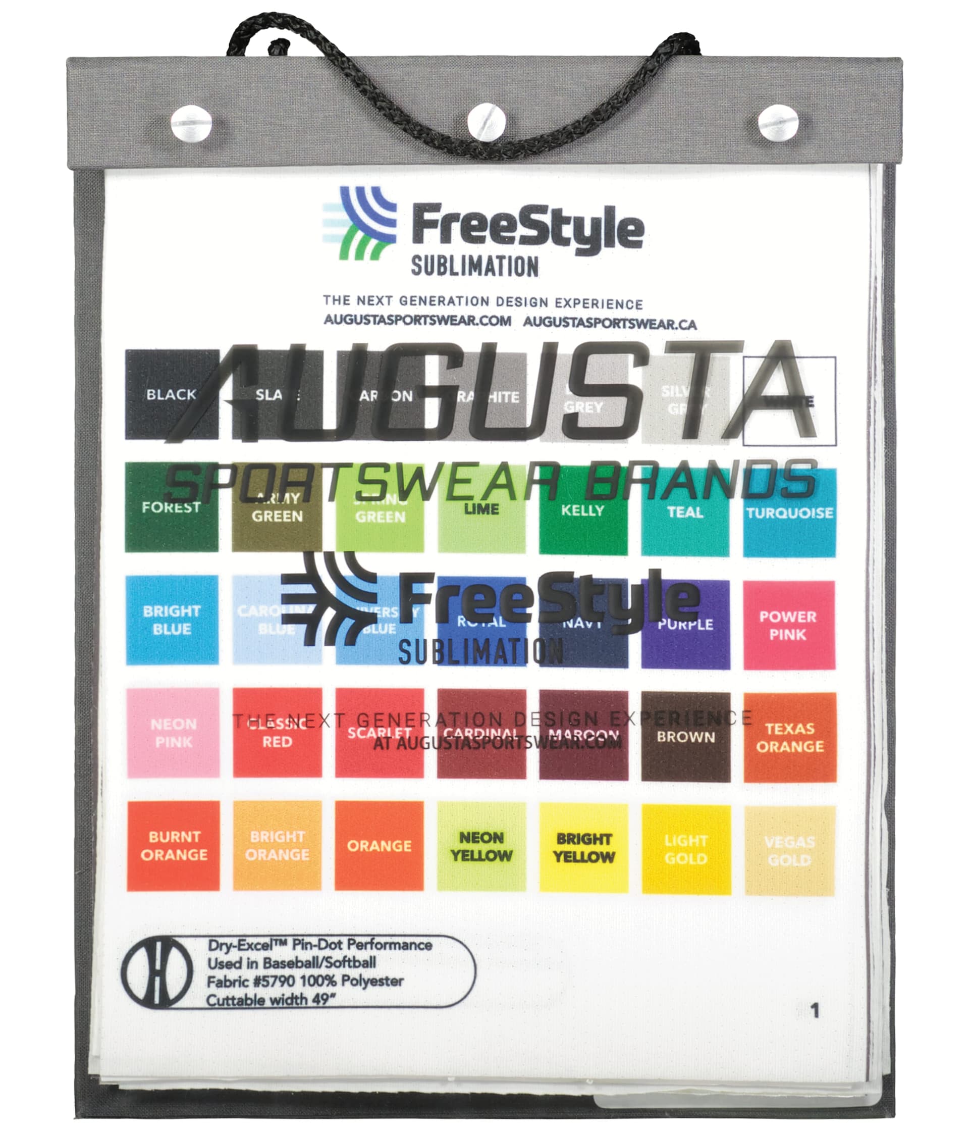 Freestyle Sublimation Fabric and Color Swatch Book — image 1 of 1