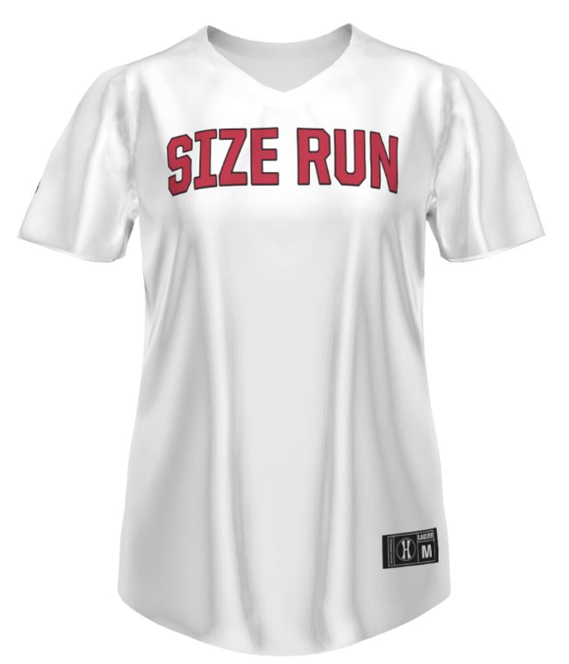 Girls FreeStyle Sublimated Lightweight Short Sleeve Softball Jersey — image 1 of 1