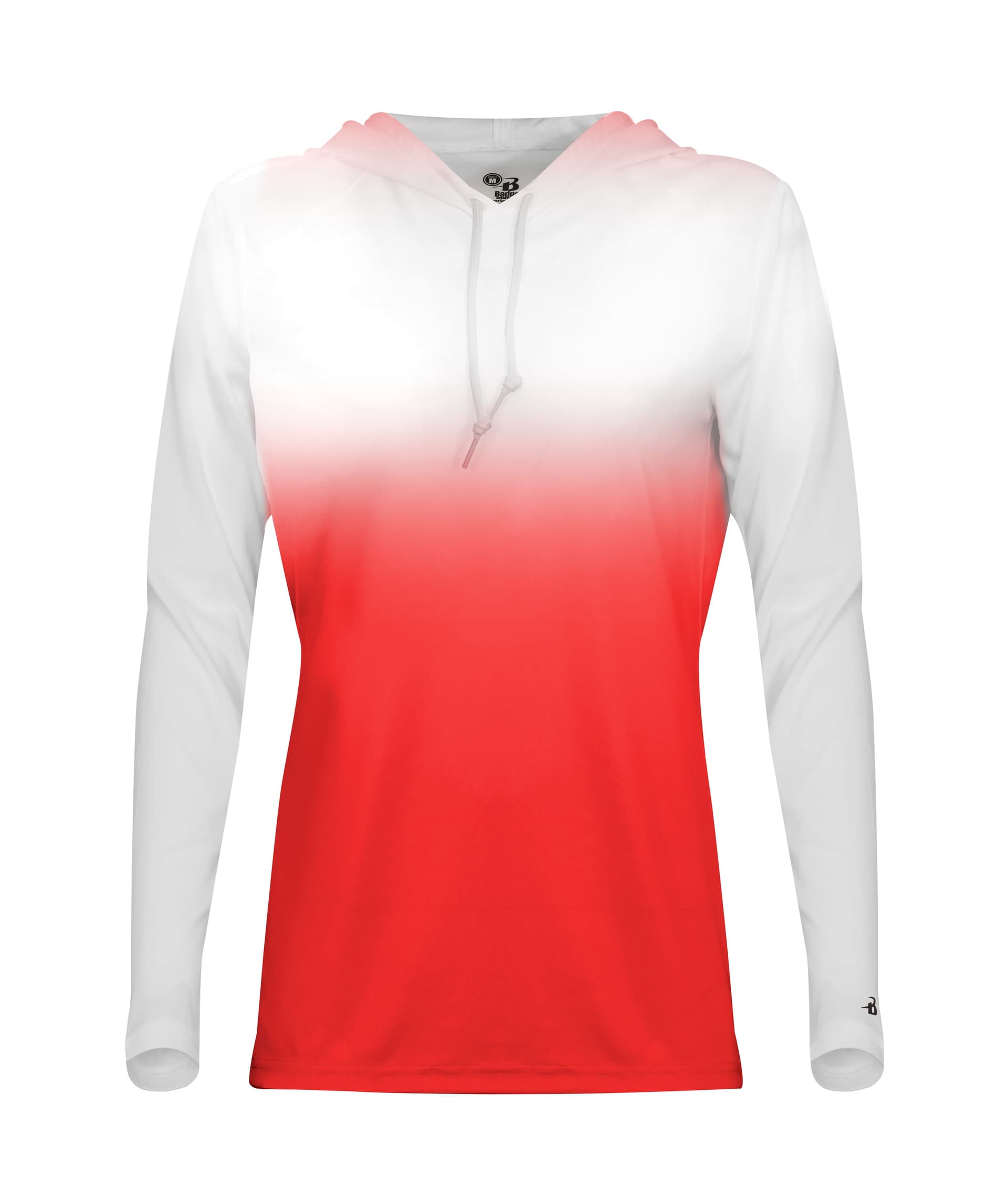 OMBRE WOMEN'S HOOD TEE — image 1 of 1