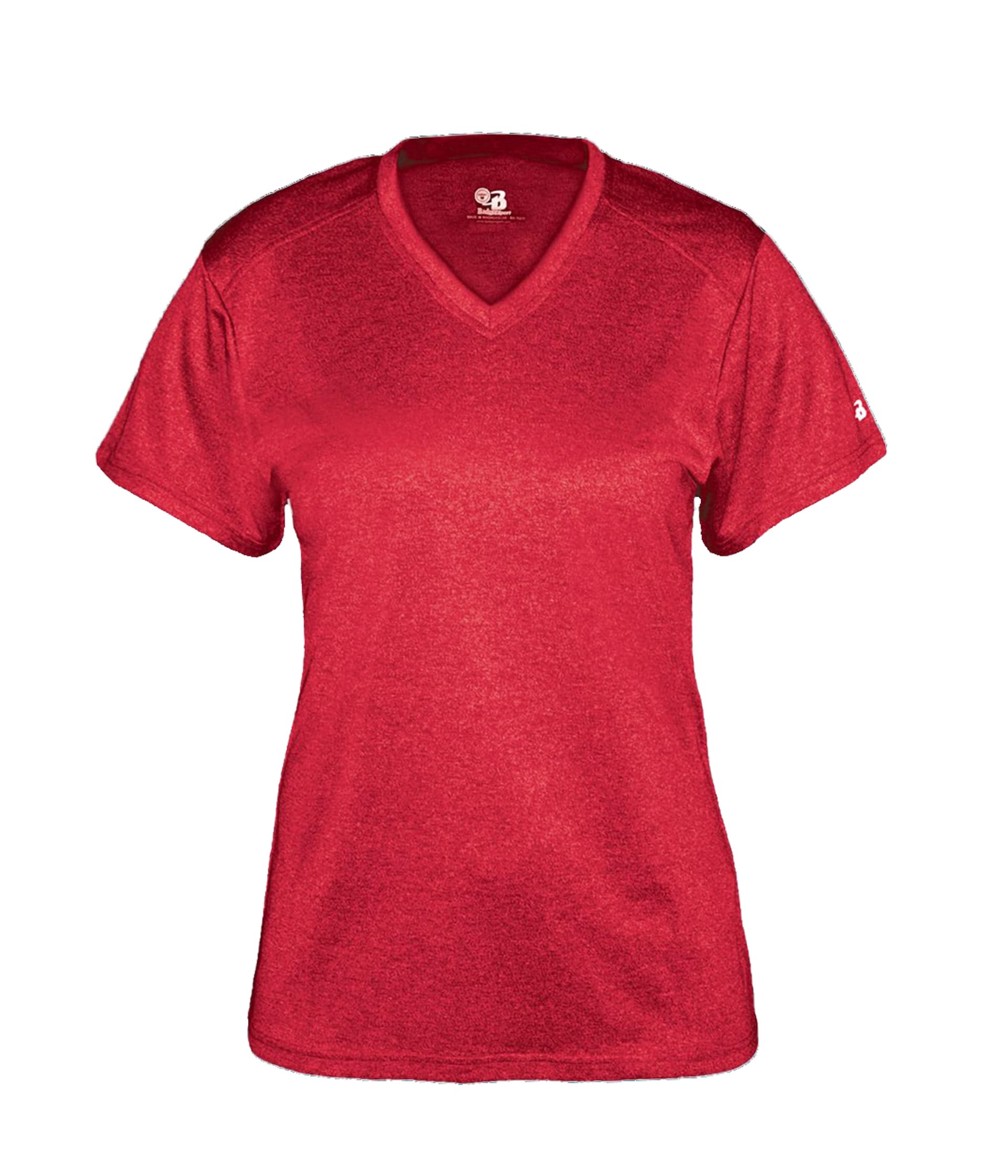 PRO HEATHER LADIES' V-NECK TEE — image 1 of 1