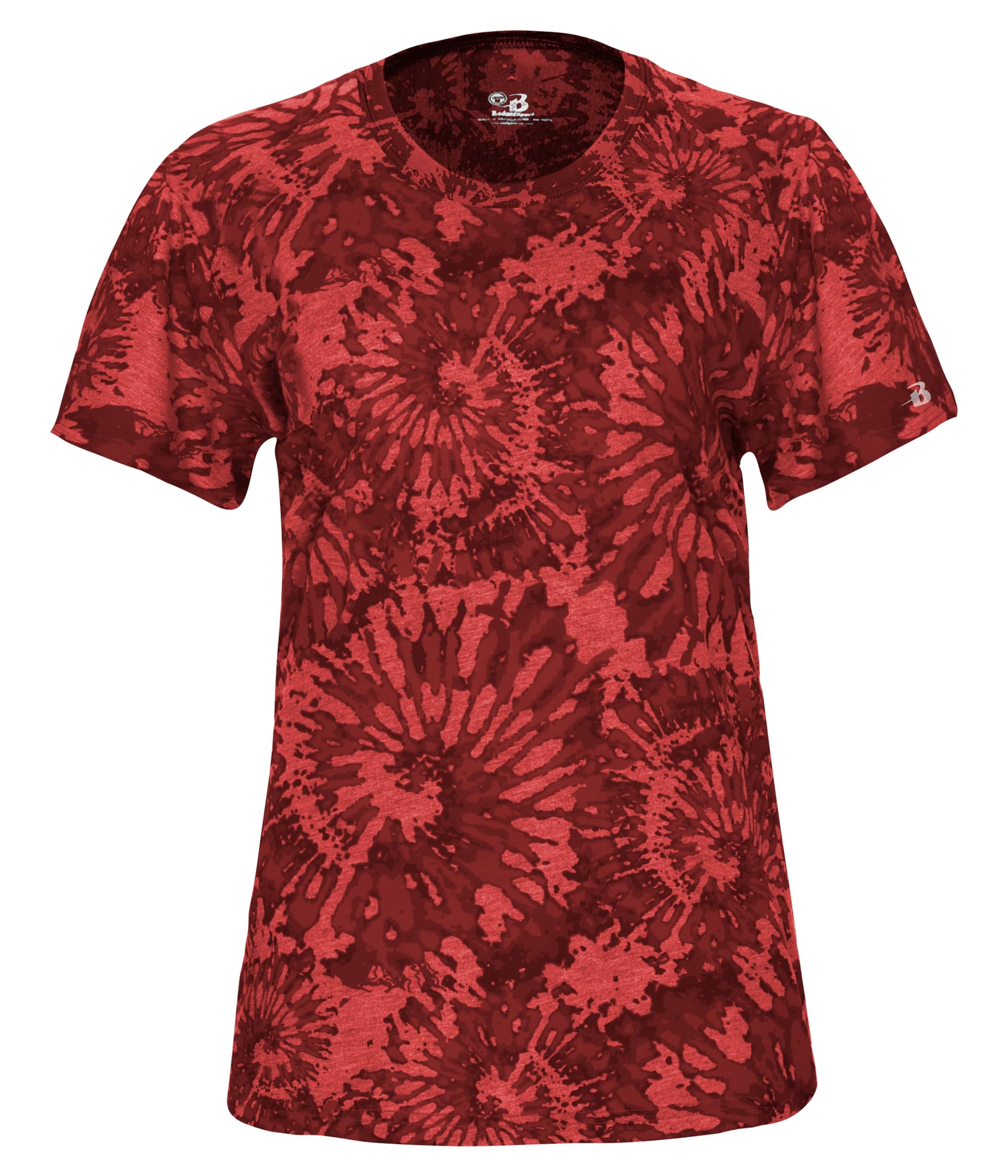 TIE-DYE TRI-BLEND WOMEN'S TEE — image 1 of 1
