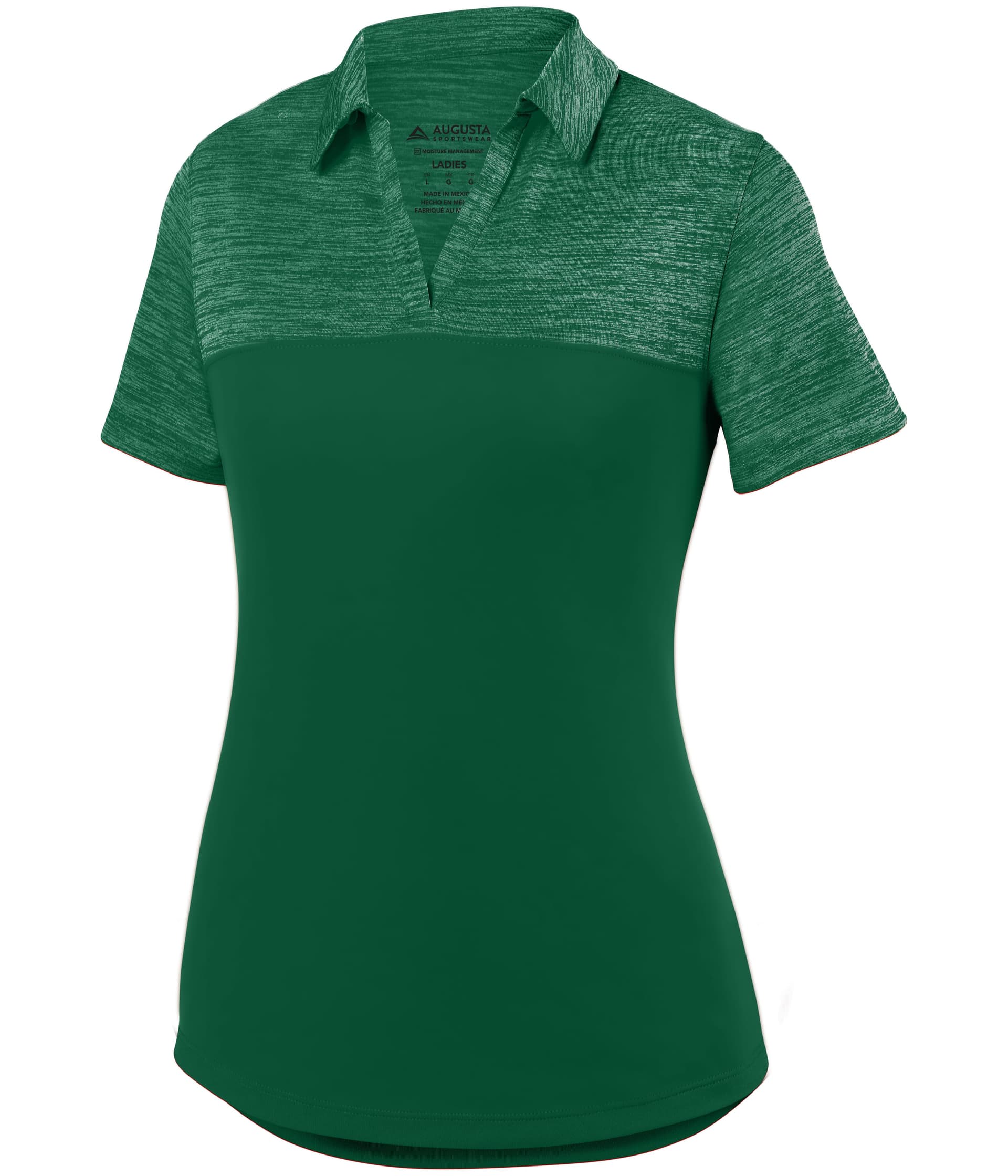 Ladies Shadow Tonal Heather Polo — image 1 of 1